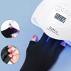 Imagen de Guantes con protección para uso de lámparas de uñas UV Gel
