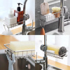 Imagen de Soporte organizador Para Esponjas Ajustable a Canilla cocina