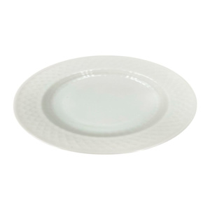 Imagen de Fuente de melamina oval blanca-35x26cm.