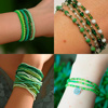 Imagen de Cuentas para aplicar o armar pulseras/collares -10x10cm. Ton