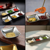 Imagen de Bowl plateado doble cuadrado 8x16cm.Acero inox