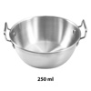 Imagen de Bowl plateado c/asas redondo 12x4cm. Acero inox