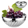 Imagen de Bowl plateado redondo 11,5cm.