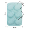 Imagen de Molde de silicona para huevos de pascua-26x16,5x2,5cm.- 3 co