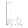 Imagen de Lampara de mesa Luz Led