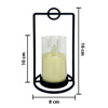 Imagen de Vela plastica a pila con candelabro 16x8cm.
