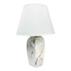 Imagen de Lampara veladora base ceramica tipo marmolada -38x16cm. 2 co