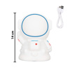 Imagen de Lámpara Veladora Astronauta Silicona Luz Led Multicolor USB