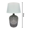 Imagen de Lampara veladora base ceramica a pintitas -54x30cm. 2 colore