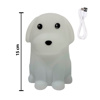 Imagen de Lampara veladora Perrito Silicona Luz Led Multicolor
