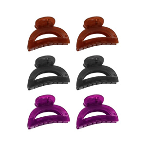 Imagen de Pinzas para cabello Ushas  x  6 unidades-  Surtidas