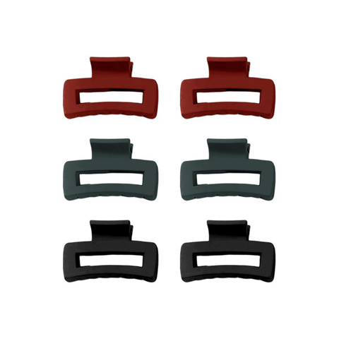 Imagen de Pinzas para cabello Ushas  x 6 unidades - Surtidas