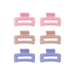 Imagen de Pinzas para cabello Ushas  x 6 unidades - Surtidas