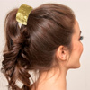 Imagen de Goma para cabello con aplique medio aro- 2 colores