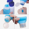 Imagen de Botella de silicona con tapa 90ml - Botella de viaje Shampoo Crema