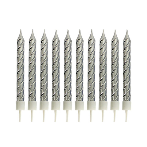 Imagen de Velas de cumpleaños torneadas con base x 10 unidades