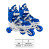 Imagen de Patines 4 ruedas 2 en línea 2 traseras Extensibles Talle 30-34