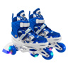 Imagen de Patines 4 ruedas 2 en línea + 2 traseras Extensibles T. 35 al 38
