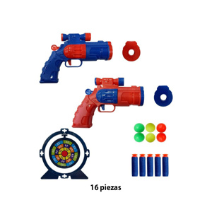 Imagen de Tiro al blanco en caja-2 armas- proyectiles- 15cm.