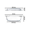 Imagen de Bowl de vidrio con tapa-18x8cm en caja