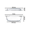 Imagen de Bowl de vidrio con tapa-17x8cm en caja