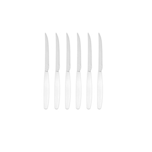 Imagen de Cuchillos acero inox.-2 colores X 6 pc-21,5cm