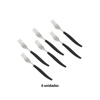 Imagen de Tenedores acero inox. -2 colores X 6 pc-20cm