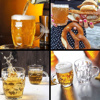 Imagen de Jarra para cerveza de vidrio X 2 Unid. 600 ml