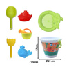 Imagen de Balde con accesorios para playa 7 pc.