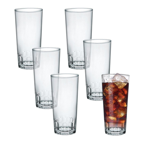 Imagen de Vasos de vidrio X 6 en caja- 7x14cm.