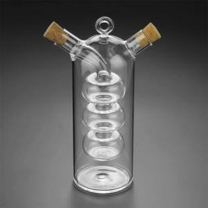Imagen de Aceitero Vinagrero -  Frasco vidrio con doble dispensador