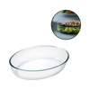 Imagen de Fuente de vidrio transparente redonda honda