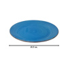 Imagen de Plato ceramica redondo liso-26,5cm.-colores surtidos