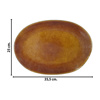 Imagen de Plato ceramica rustico - 35,5cm.