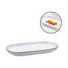 Imagen de Fuente ceramica borde negro - 35,5cm.