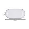 Imagen de Fuente ceramica borde negro - 35,5cm.