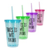 Imagen de Vaso con tapa y sorbito  450 ml