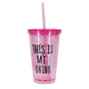 Imagen de Vaso con tapa y sorbito  450 ml