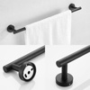Imagen de Set de accesorios de baño 6 piezas en acero inoxidable Color Negro