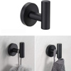 Imagen de Set de accesorios de baño 6 piezas en acero inoxidable Color Negro