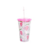 Imagen de Vaso con tapa y sorbito 450 ml.