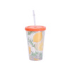 Imagen de Vaso con tapa y sorbito 450 ml.