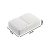 Imagen de Caja de almacenamiento con 2 tapas-14,1x9,5x3cm.(tapas 6,1x7