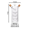 Imagen de Aceitero Vinagrero -  Frasco vidrio con doble dispensador