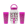 Imagen de Frasco para jugos con canilla y tapa-estampado con vasos-3,8