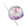 Imagen de Vaso con tapa con pelotitas-unicornio y sorbito-450 ml. 4 di