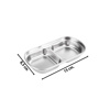 Imagen de Bowl doble metalizado para salsas o dips