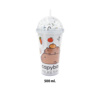 Imagen de Vaso Infantil con sorbito y tapa - Diseños Capibara 500ml