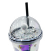 Imagen de Vaso Infantil Con sorbito y tapa - Diseños surtidos 500ml
