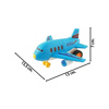 Imagen de Avion-robot C/U-13x13,5x7cm. 4 colores